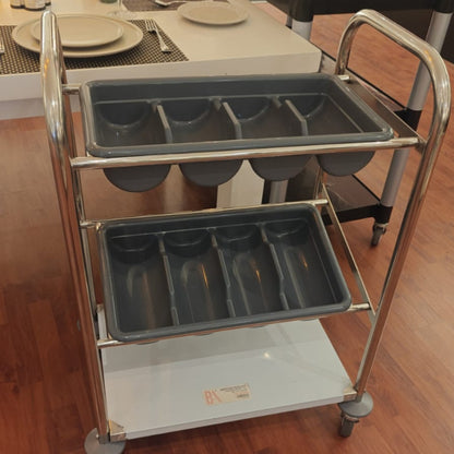 Stainless Steel Service Trolley HMBA500
