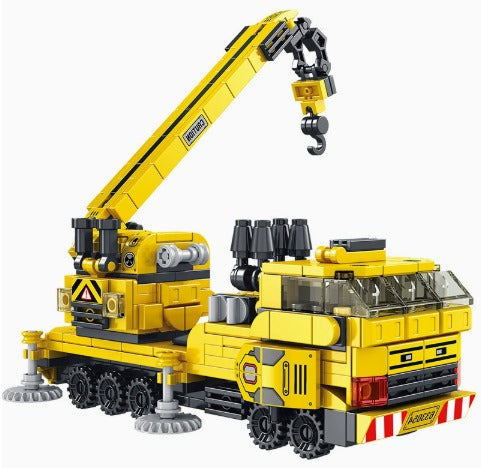 Construction crane lego set