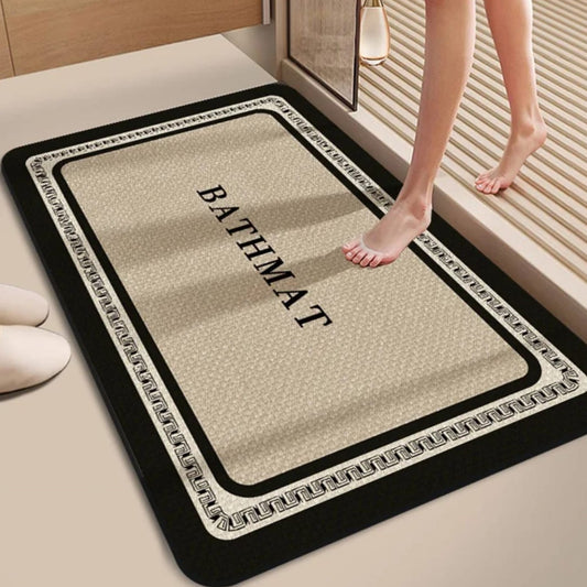 Diatom mud absorbent floor mat