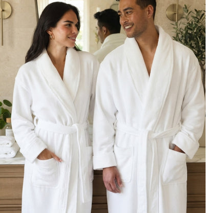 Ultra Soft Fleece Bathrobe