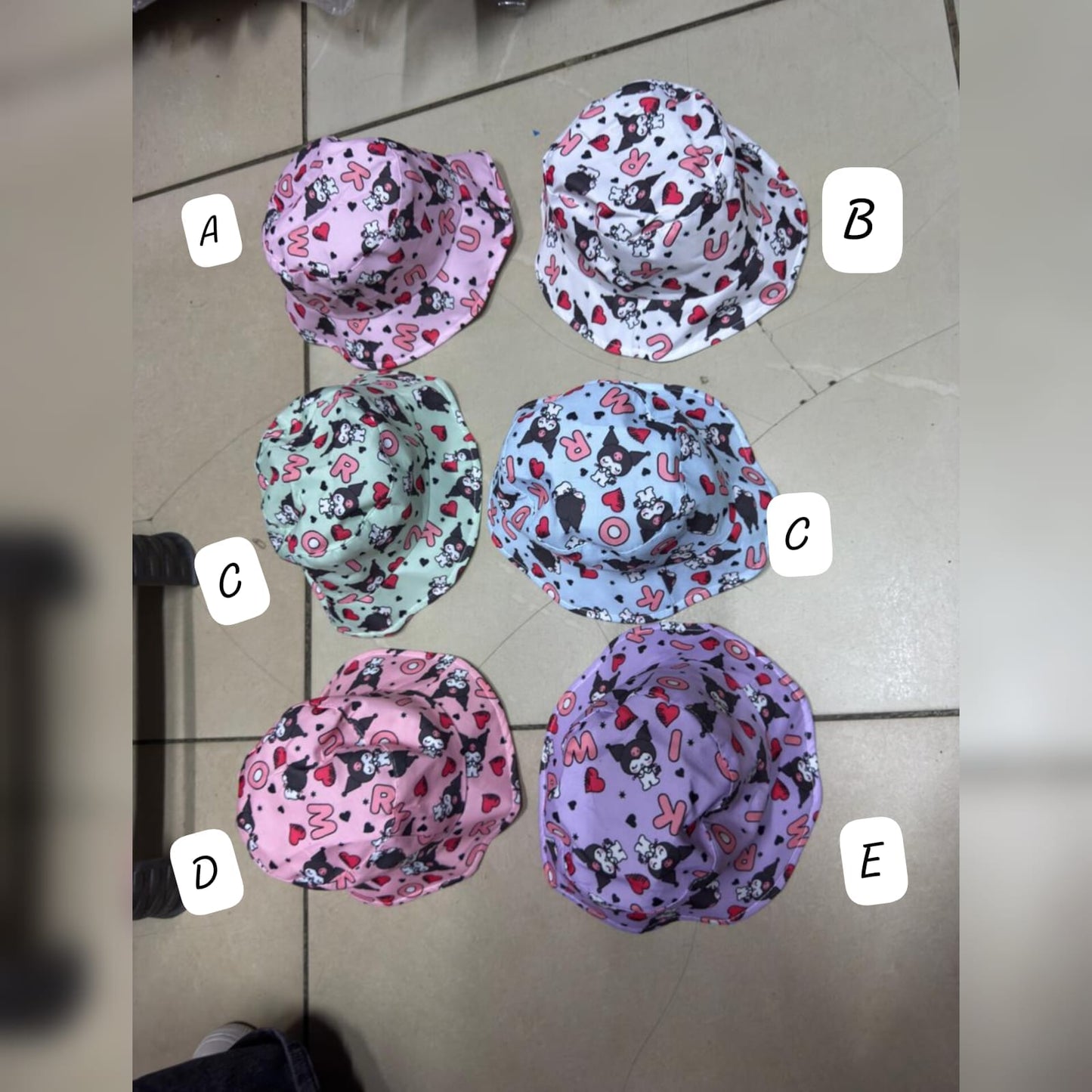 Kids cow boy summer beach hats sun bucket hats