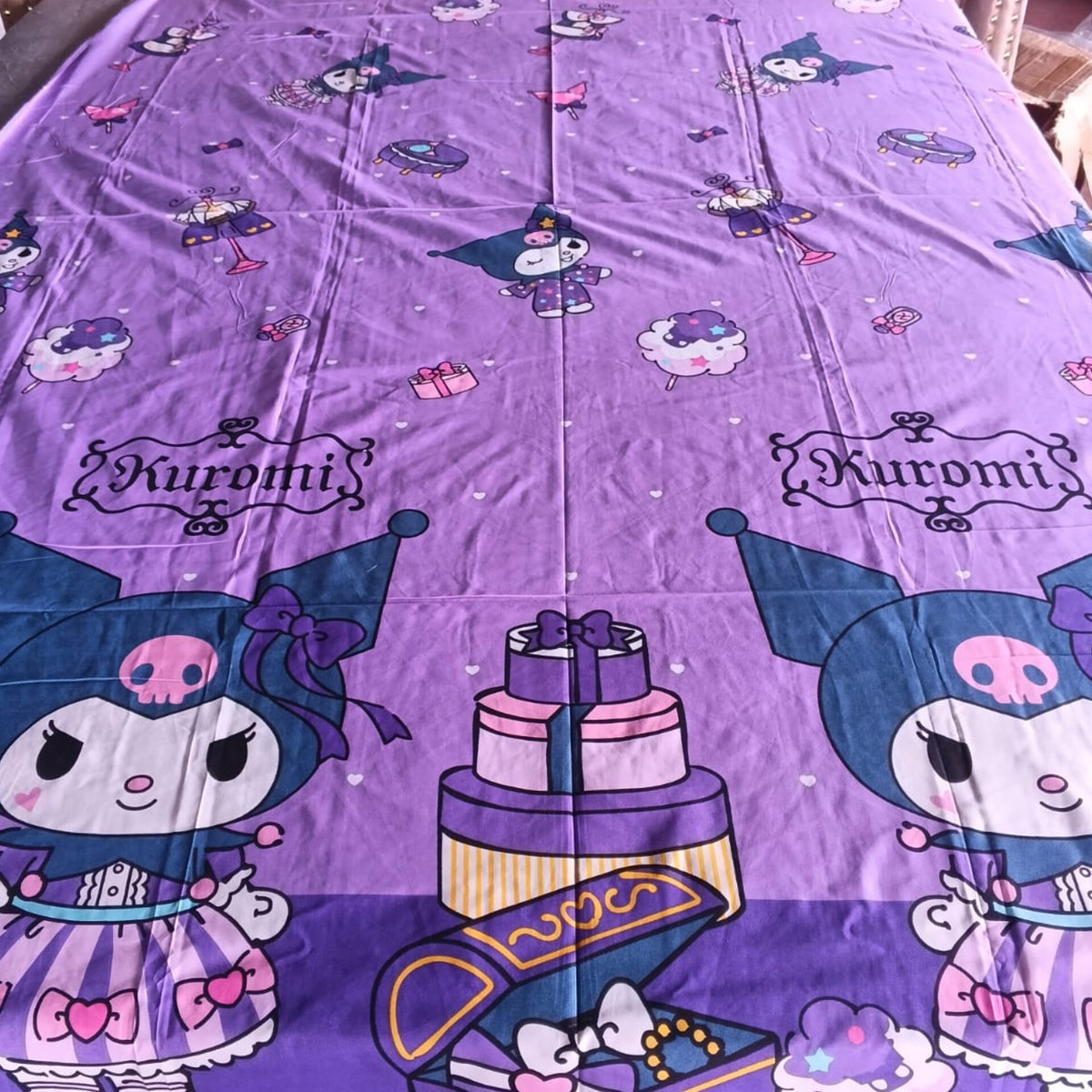 4*6 Cartoon Themed  Bedsheet Set