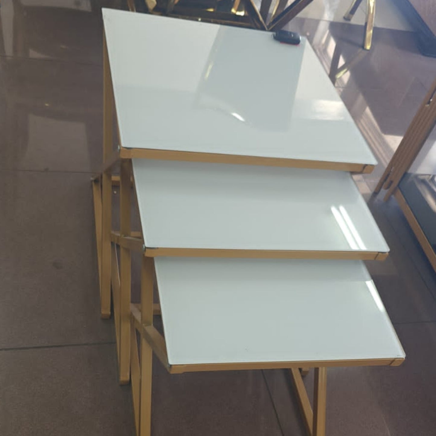 Three Piece Nesting Side Table Set