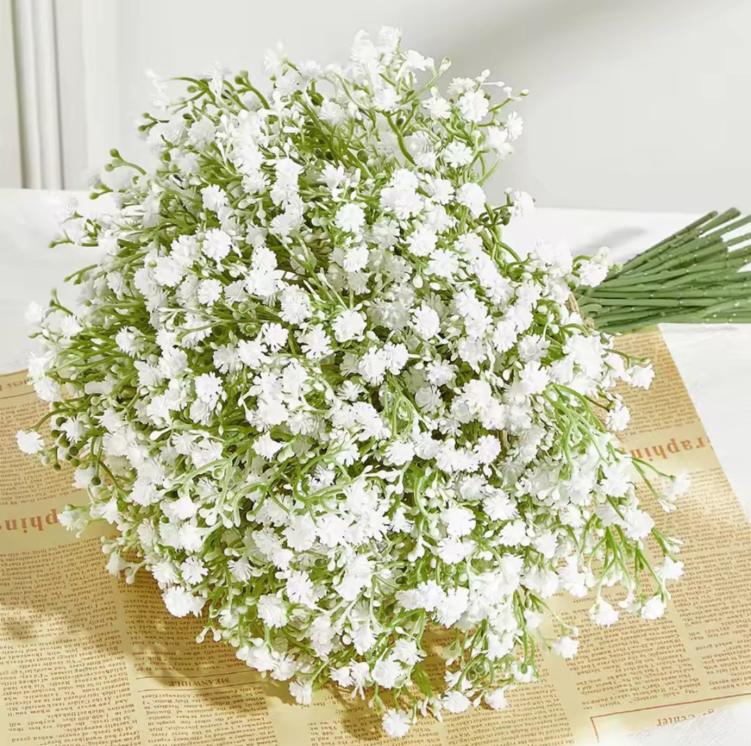 3Pcs Artificial Flora Flowers Gypsophila Hydrangea Flowers