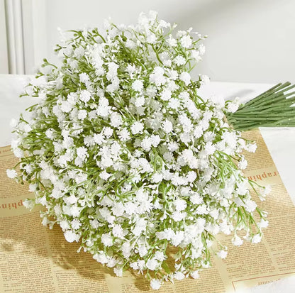 3Pcs Artificial Flora Flowers Gypsophila Hydrangea Flowers