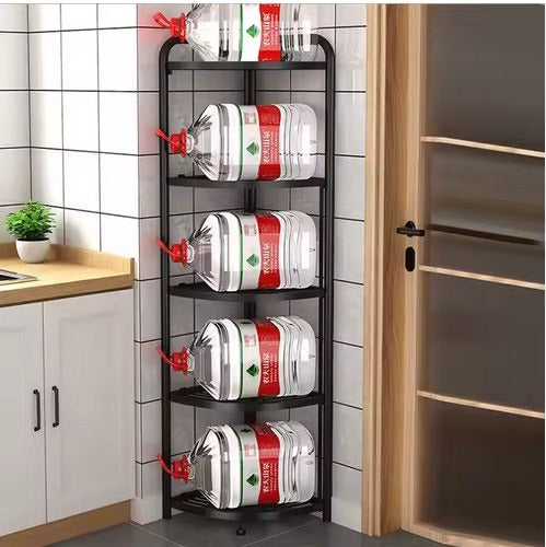 Foldable storage rack  floor standing bathroom caddy