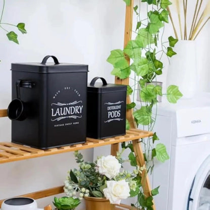 3pcs Laundry Detergent Storage Canister Set