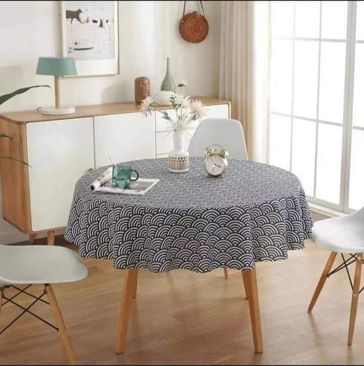 Cotton round table cloth