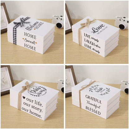 3pcs Decor books With Rope