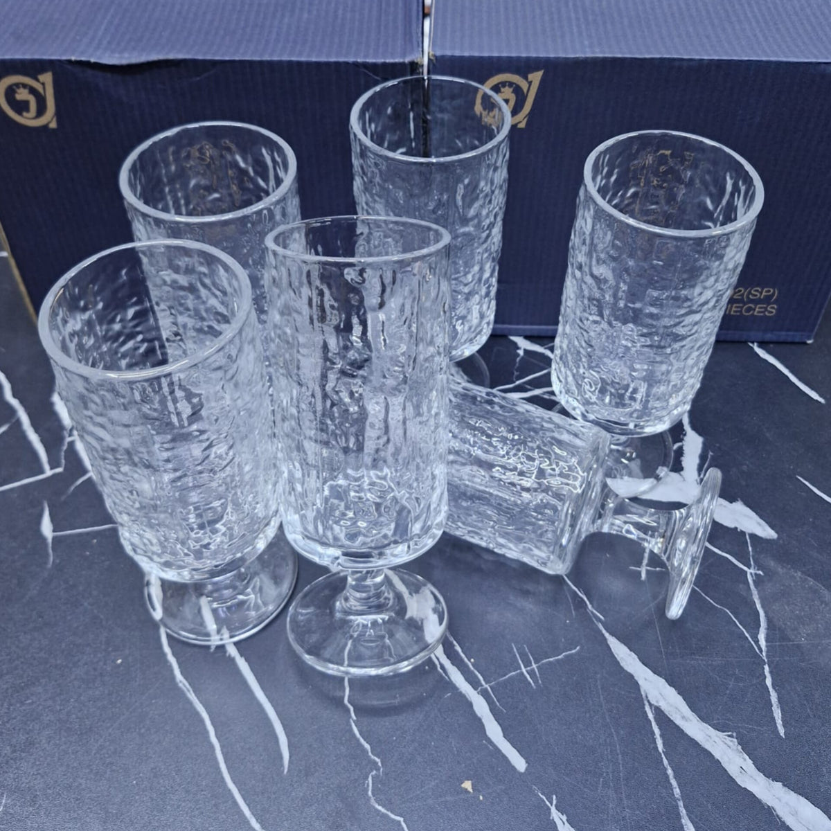 6Pcs Highball Transparent Glassware