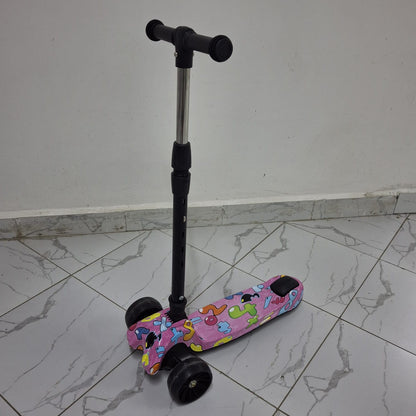 Wide wheeled scooters