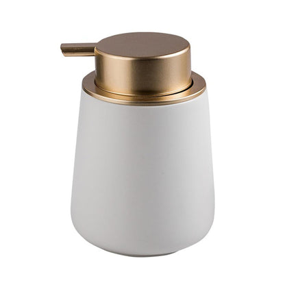 Ceramic lotion and soap dispenser