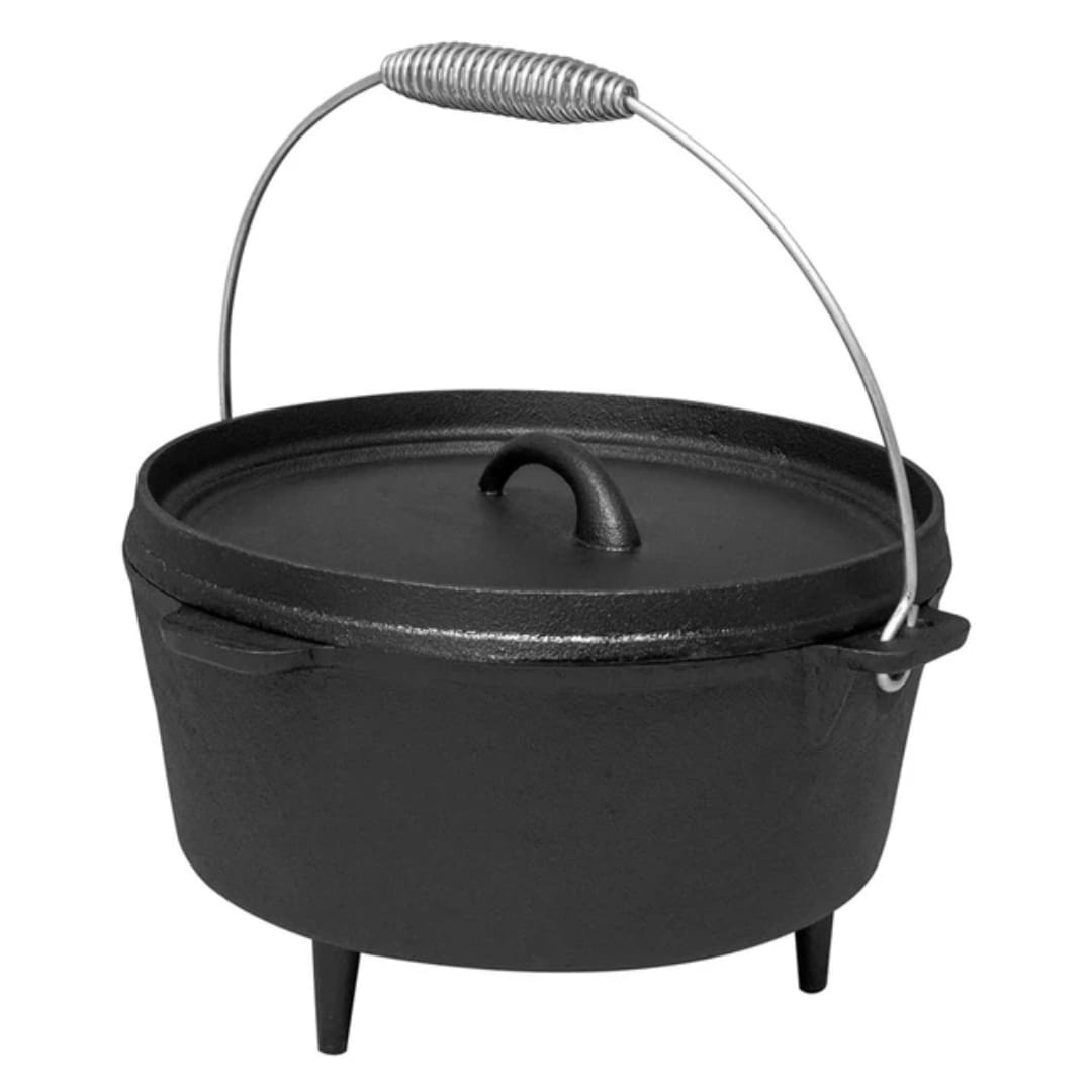 12 L Pre seasoned Cast Iron Dutch  Oven