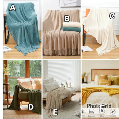 4*6  Knittted Throw Blanket