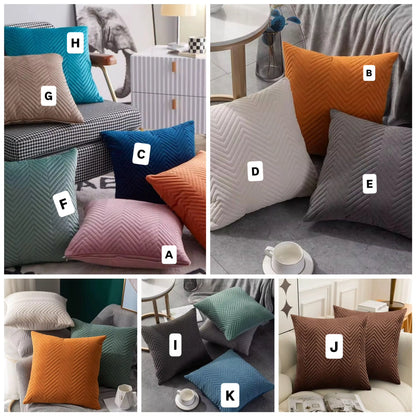 Velvet pillowcases