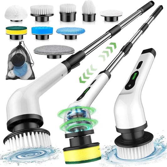 7 in 1 Rechargeable cleaning brush spin scrubbing brushes car cleaner brush