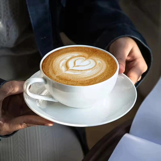 12 in 1 Cappuccino Cups and Saucers