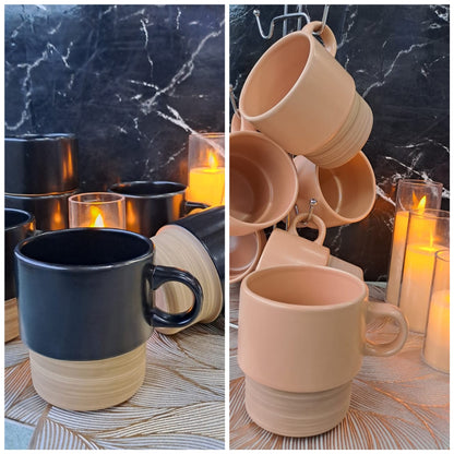 6pc Modern cup set