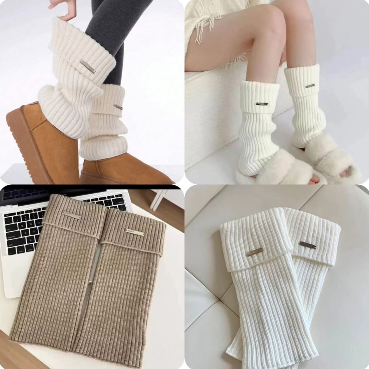1pair thicker knitted pile socks