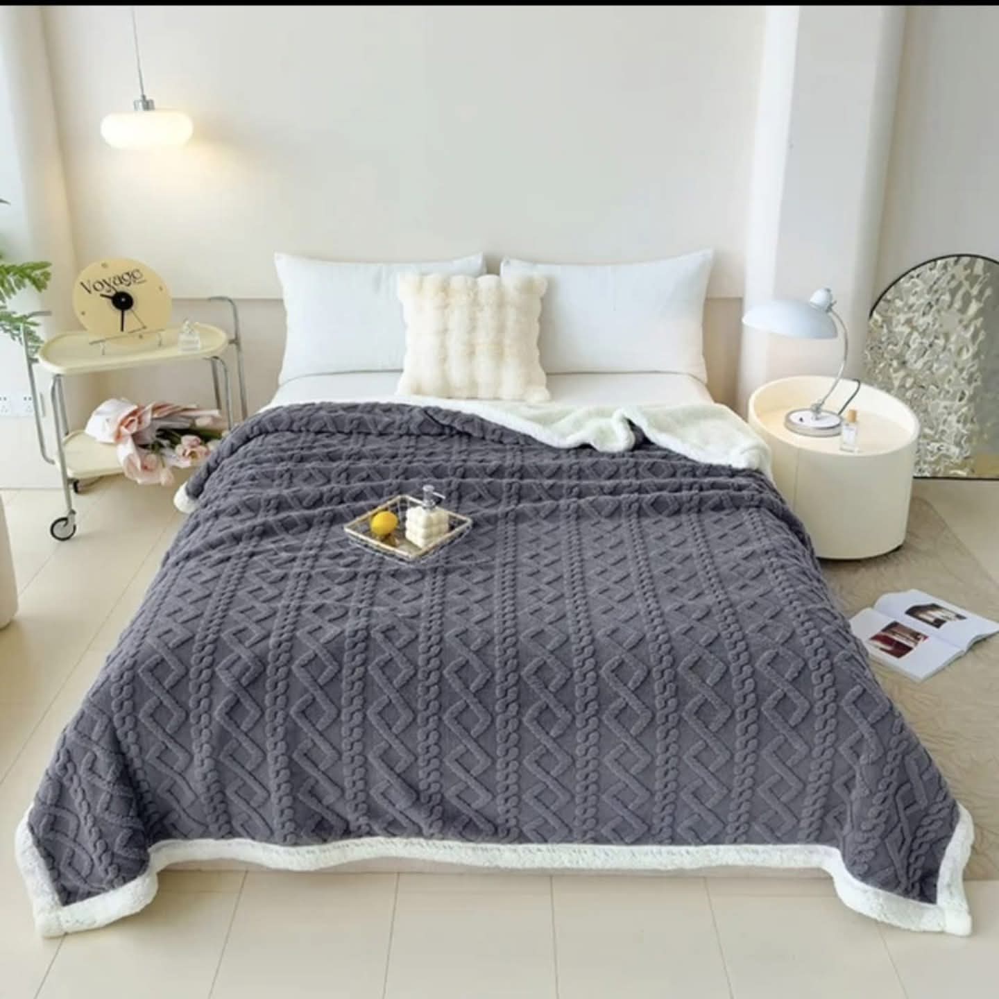 Sherpa Fleece Throw  Blankets