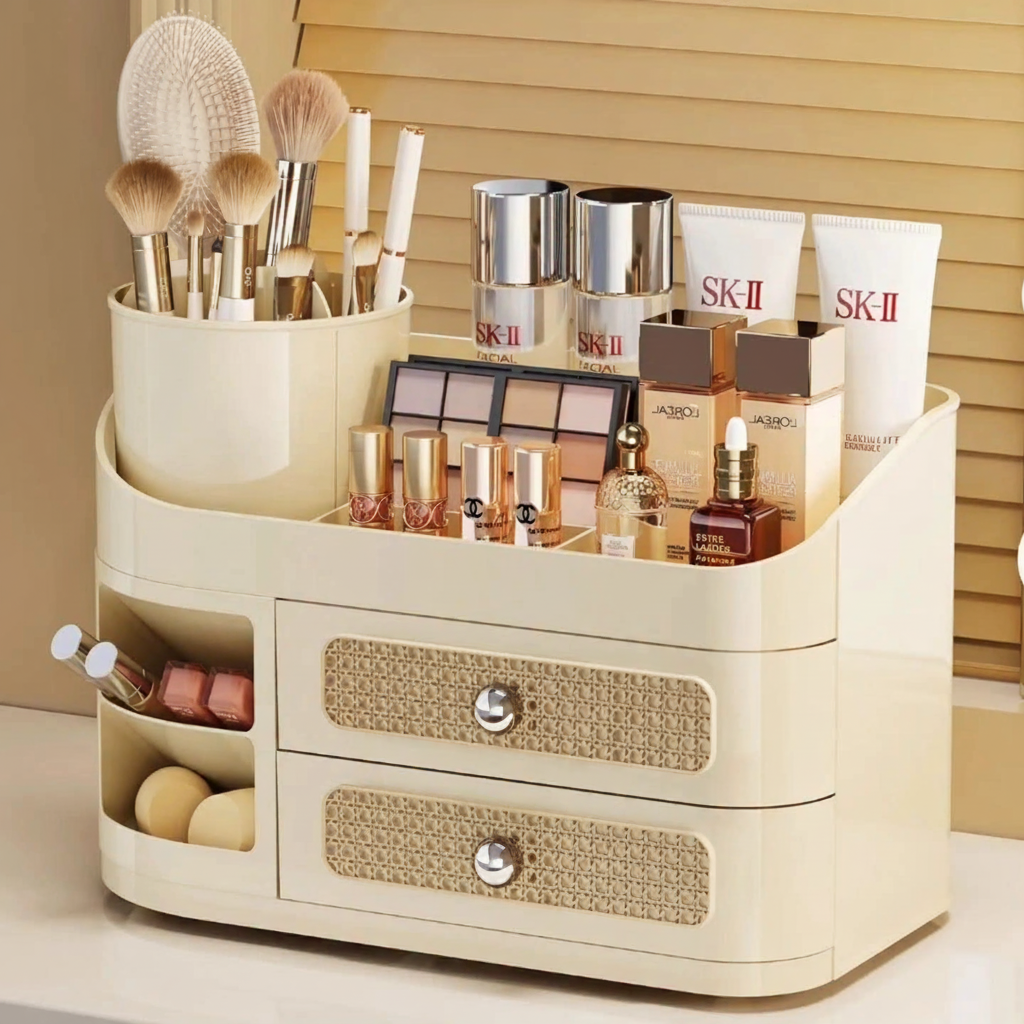 Cosmetic makeup storage organizer
