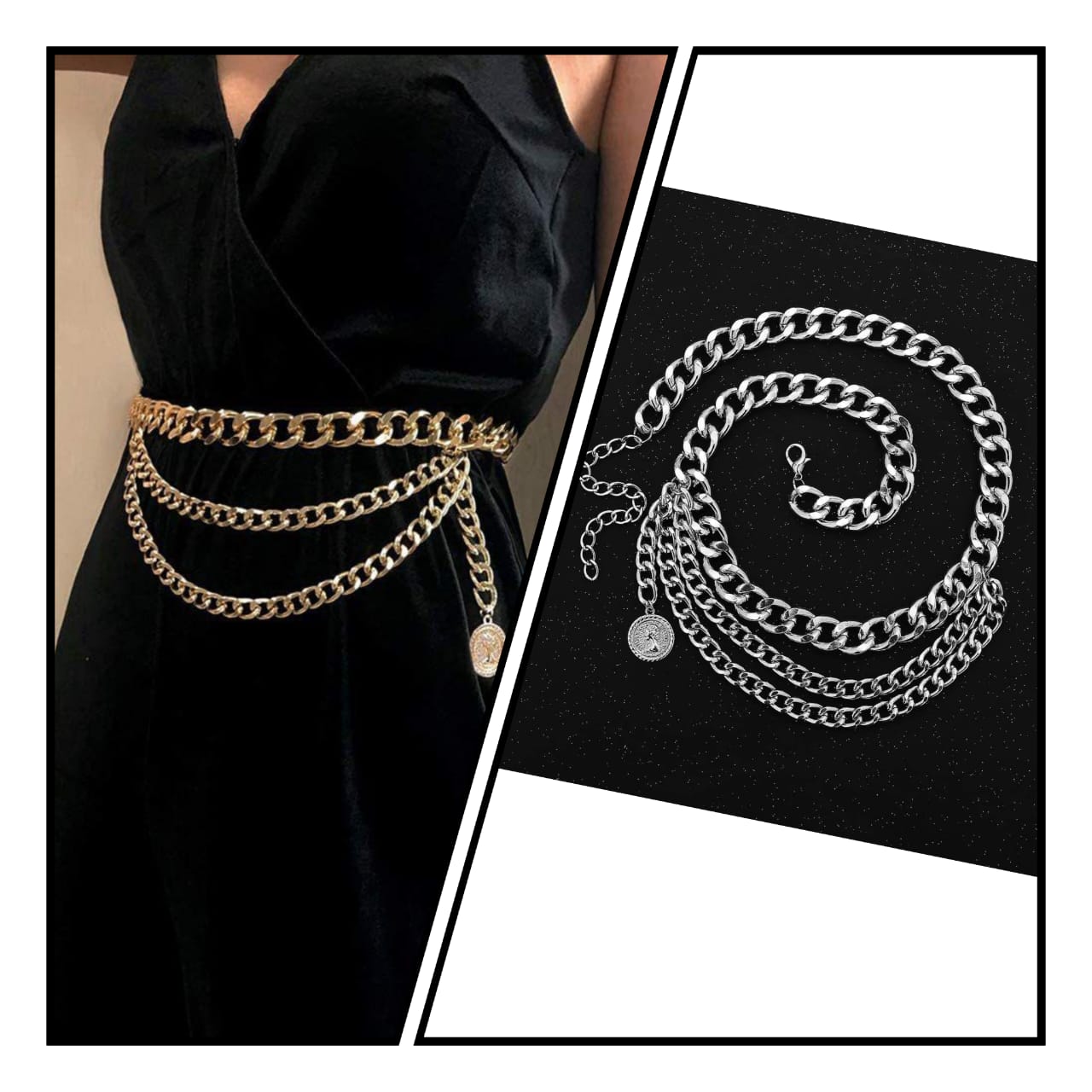 Ladies chain belts