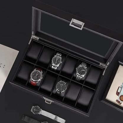 24Pc Leather Watch Case Gift