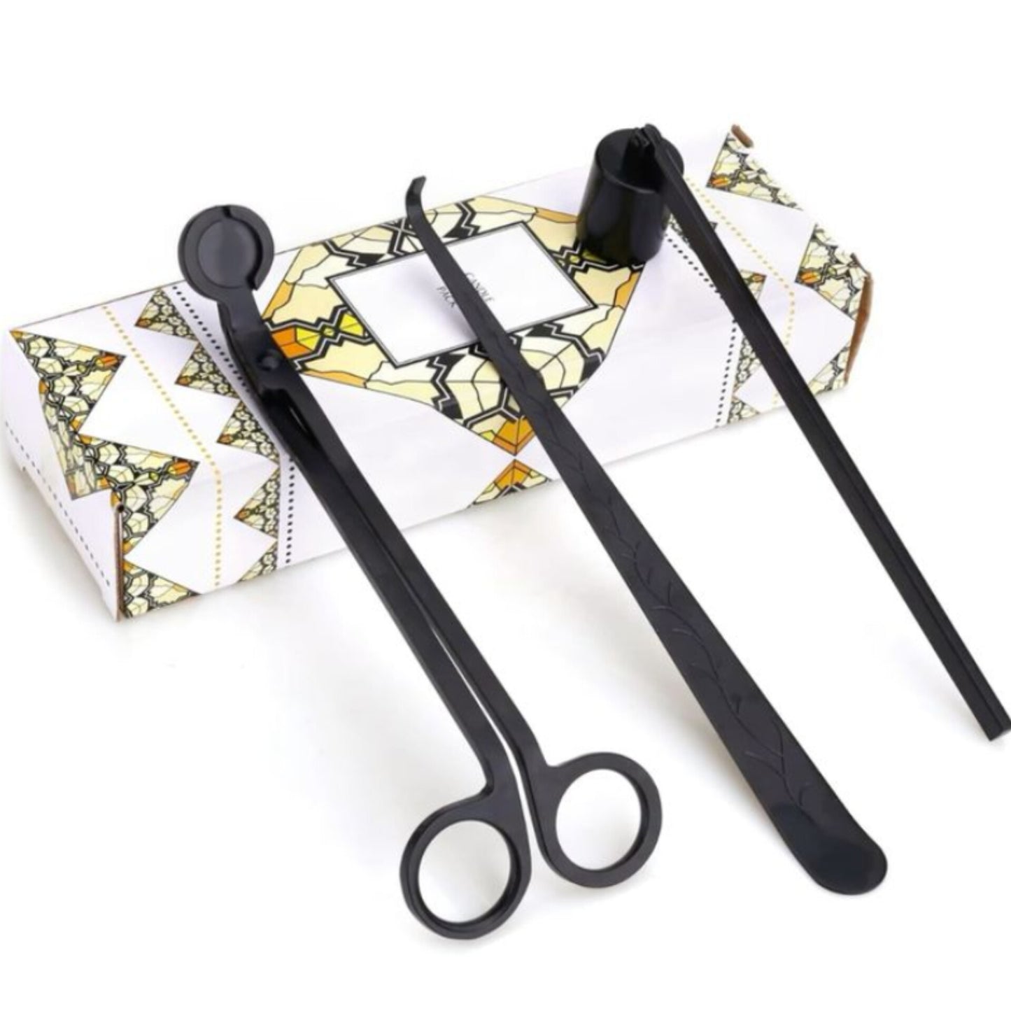 3 in 1 Candle wick trimmer, candle whistle and wick dipper