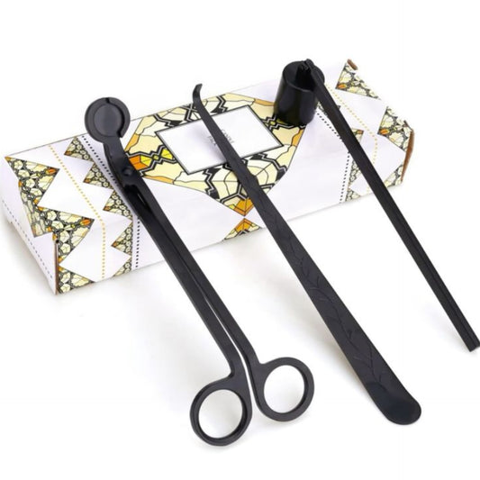 3 in 1 Candle wick trimmer, candle whistle and wick dipper