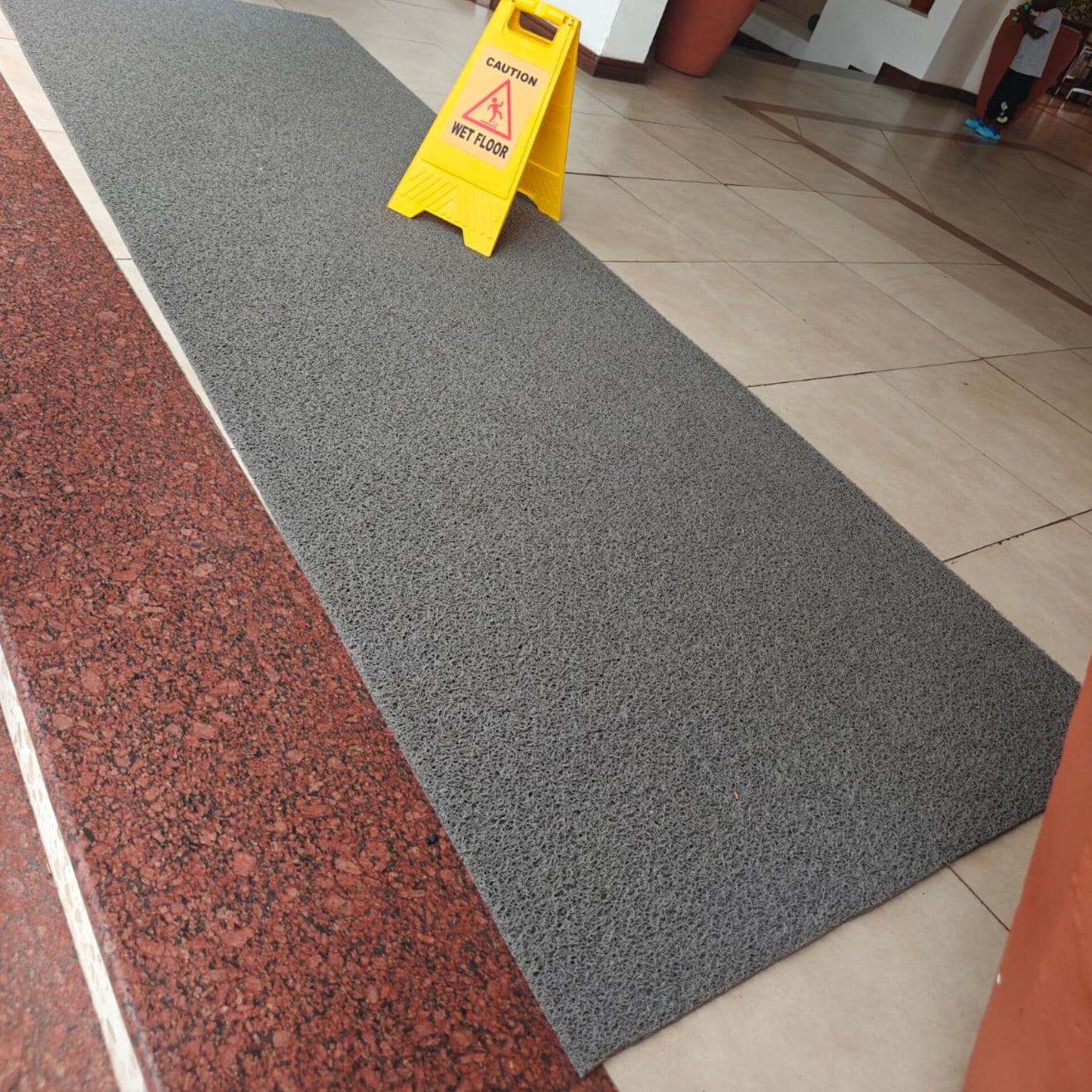 PVC Coir Door Mat Per Meter Spaghetti Floor Mat
