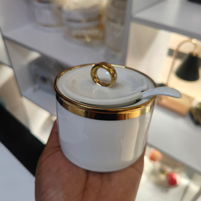 Ceramic sugar dish