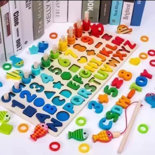 Montessori educational wooden toys
