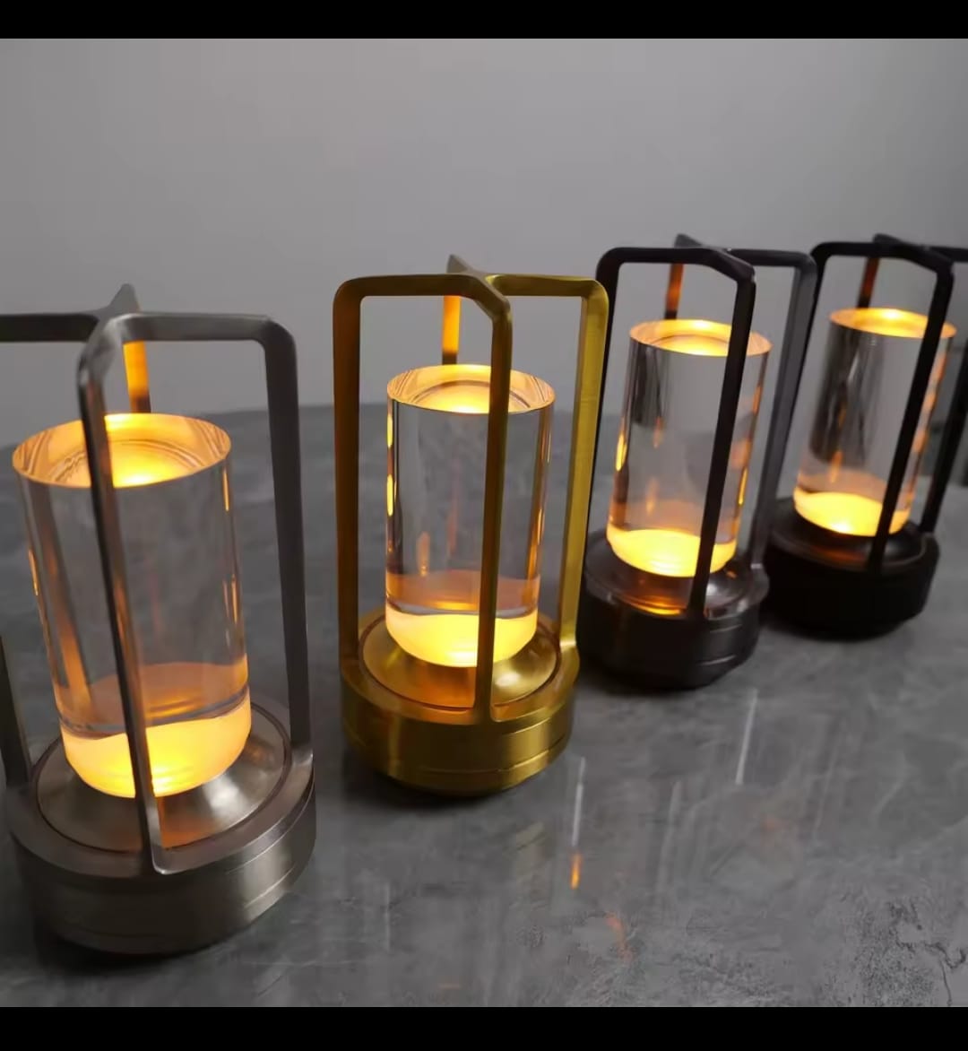 Aluminium Alloy LED Crystal Lamp