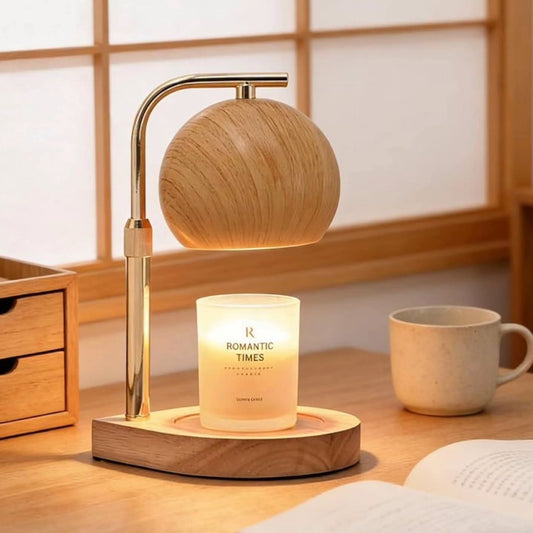 Electric Candle Warmer Wood Grain Profile
