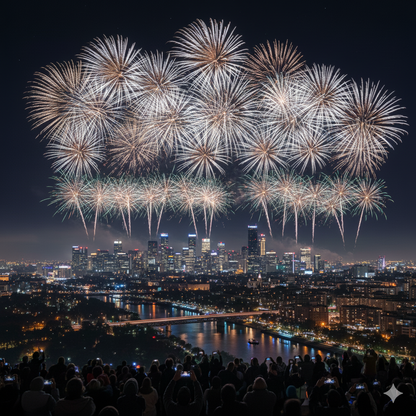 Assorted New Year Blooming Fire Works with License