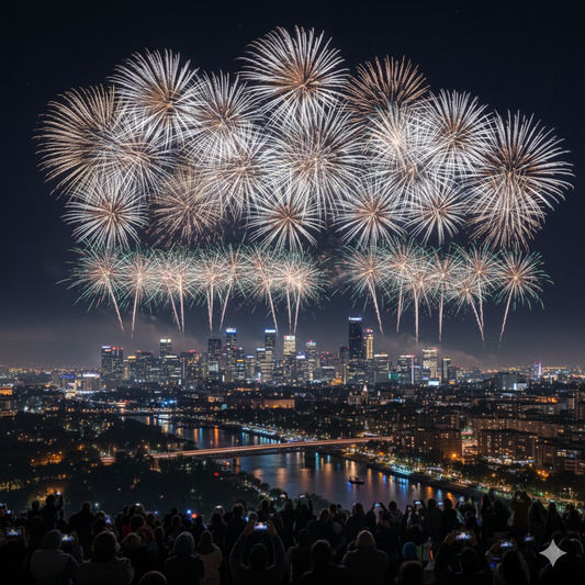 Assorted New Year Blooming Fire Works with License