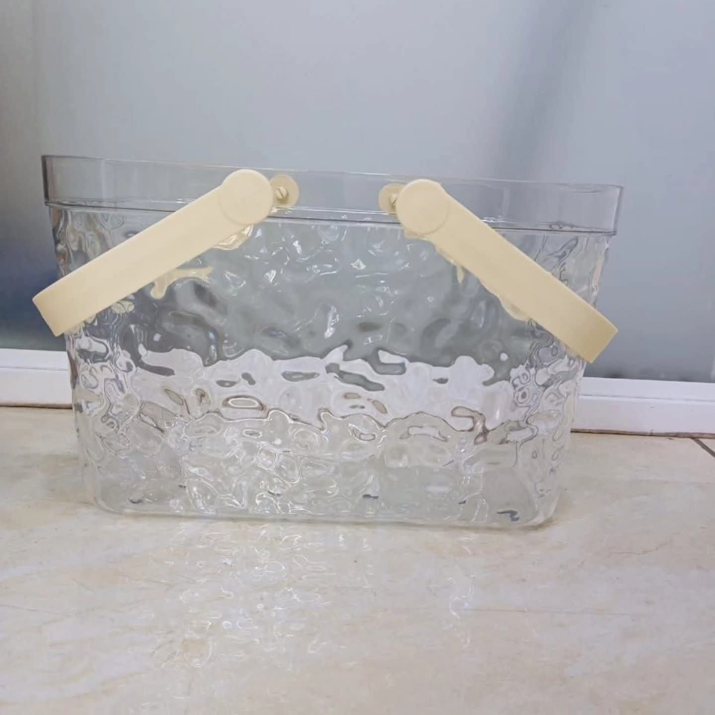 Acrylic storage basket