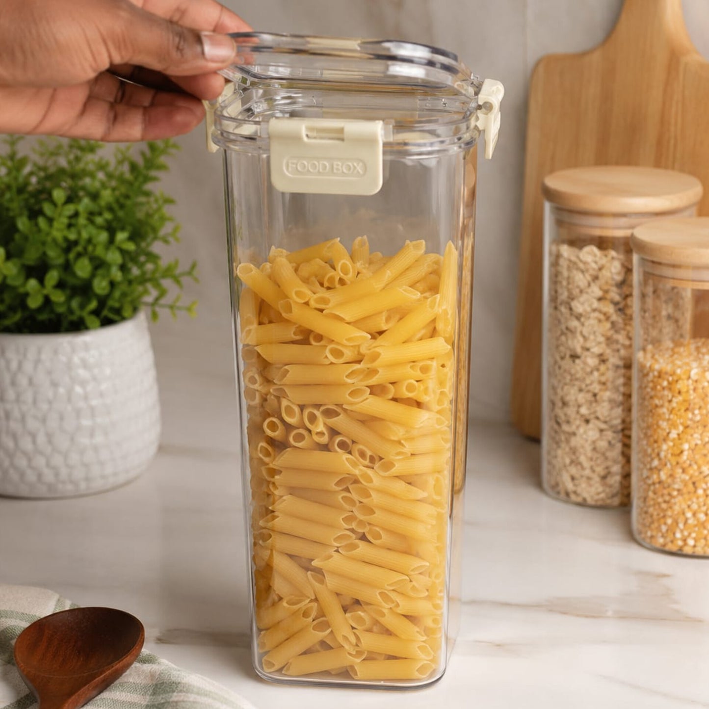 Airtight Food Storage Container Spaghetti Jar