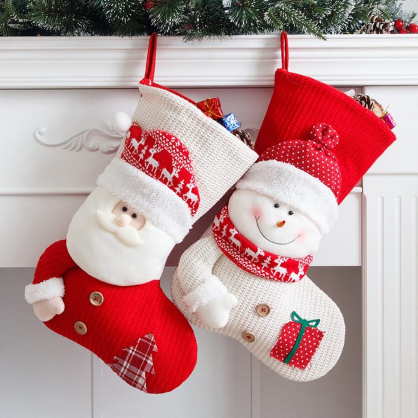Large Christmas Stocking Socks