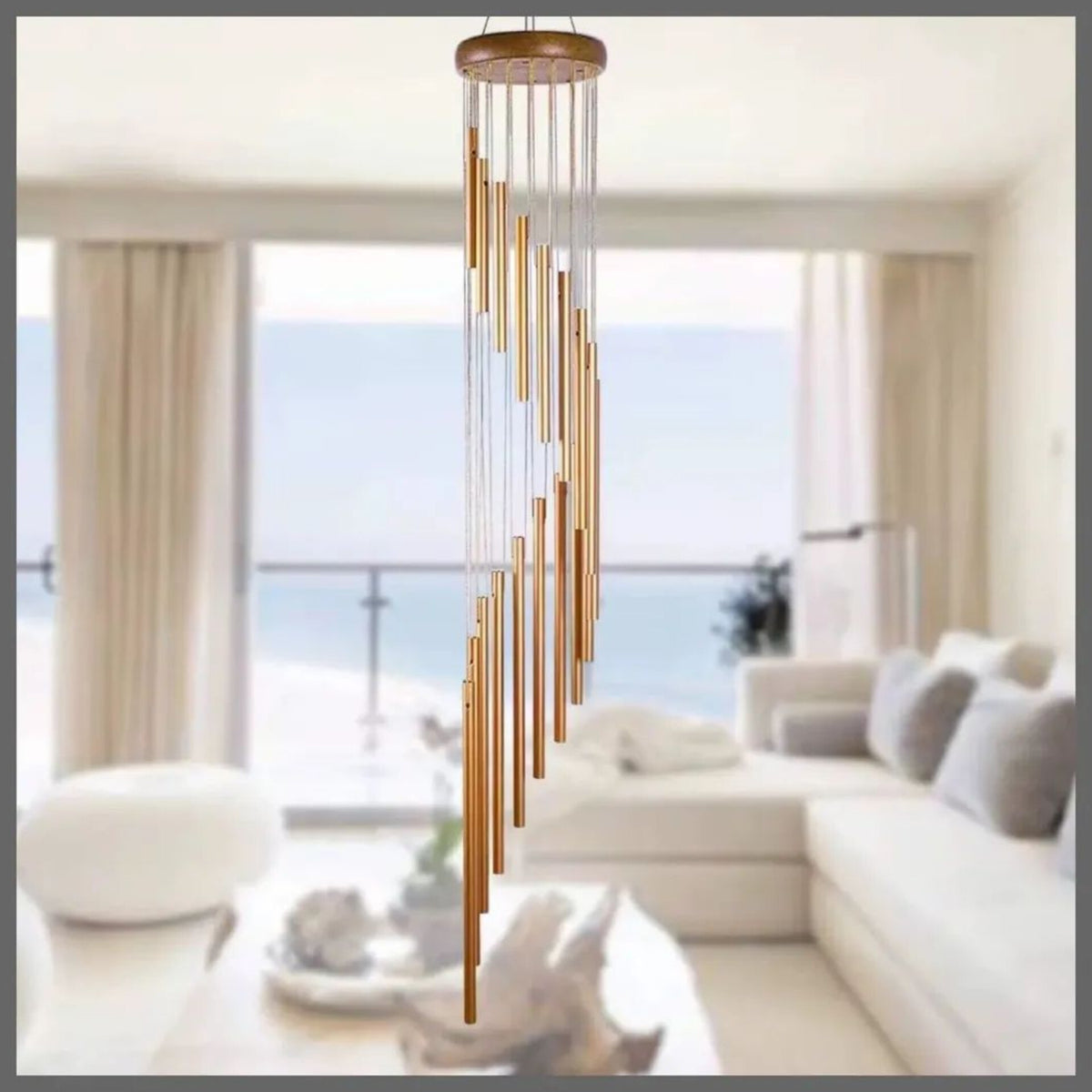 18 Tube Rotating Aluminum Musical Wind Chime