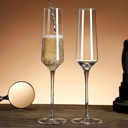 6pcs champagne glasses