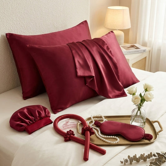 7 in 1 Silk Sleeping and Hair Care Set Gha