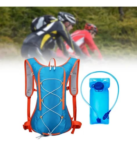 Hydration backpack with water bladder sports bag