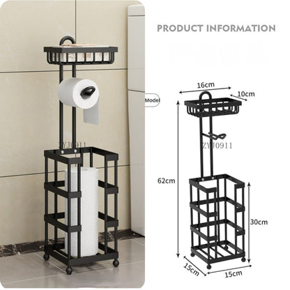 3 in 1 bathroom tissue stand