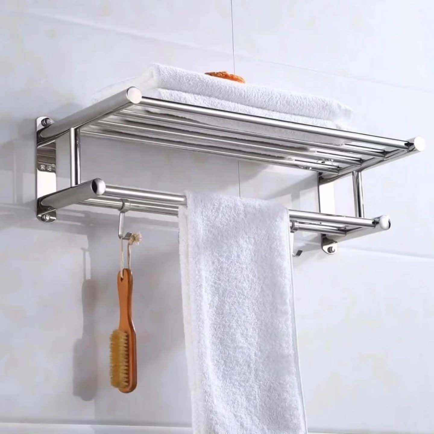 Stainless Steel Wall Mounted Towel Rack