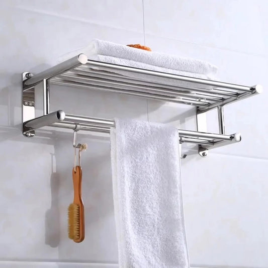 Stainless Steel Wall Mounted Towel Rack