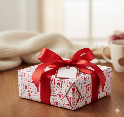 Heart Pattern Love  Wrapping Gift Paper