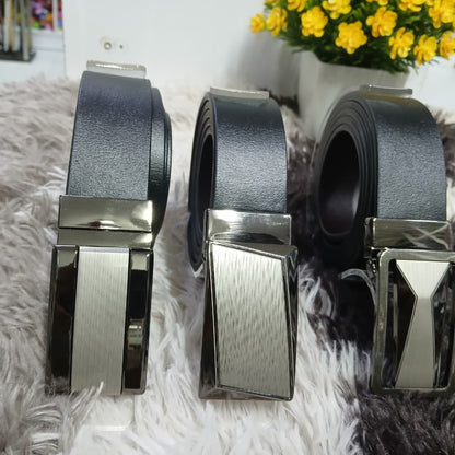 Men's leather belts
