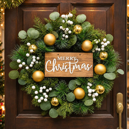 50cm Christmas Door Wreath