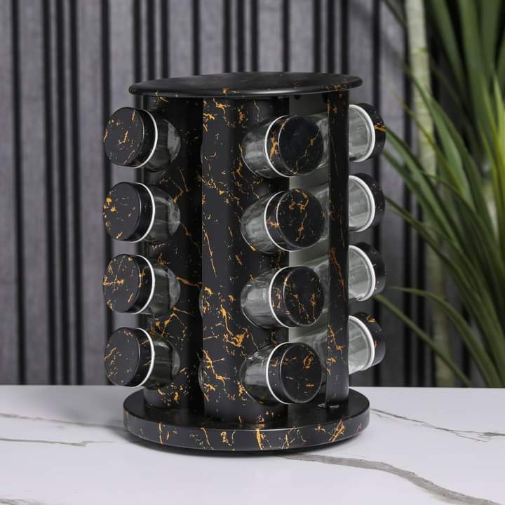 16Pc rotating spice rack